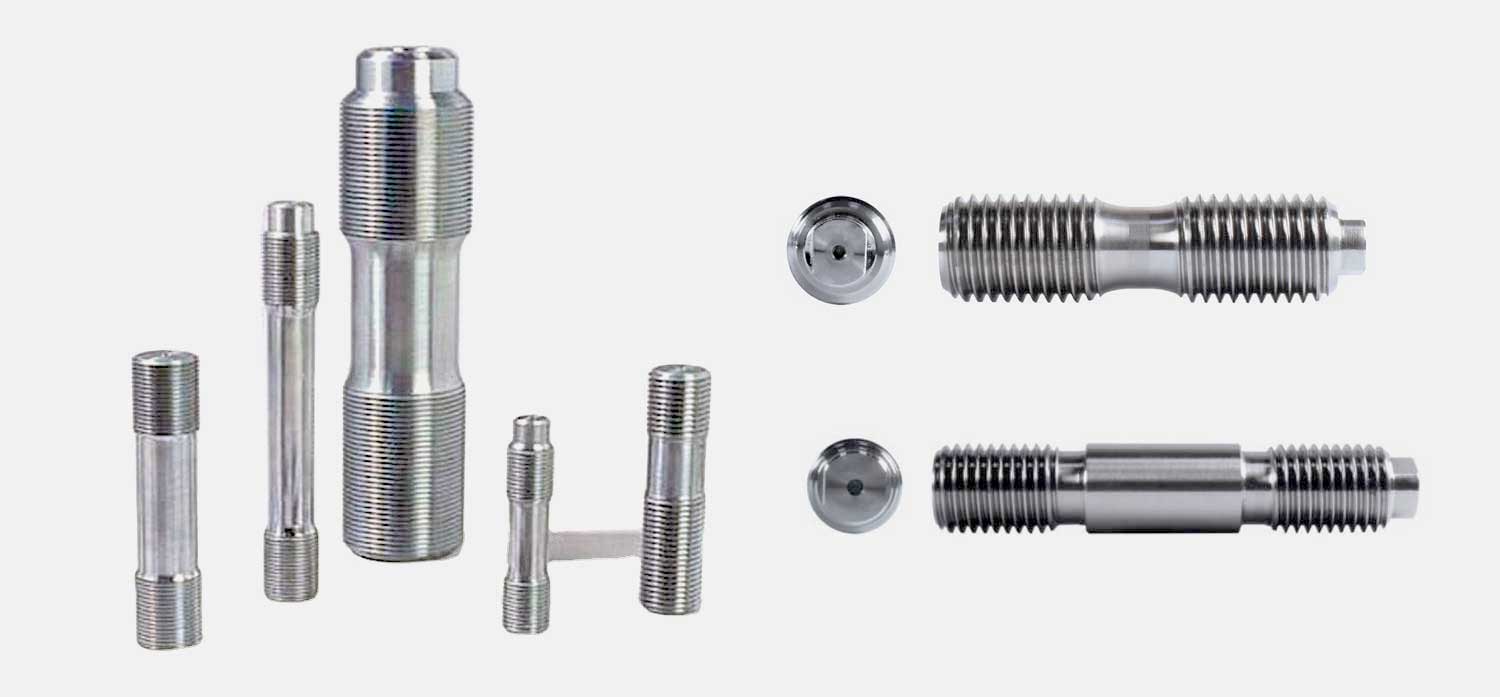 Super Duplex Steel 2507 Reduced Shank Stud Bolts